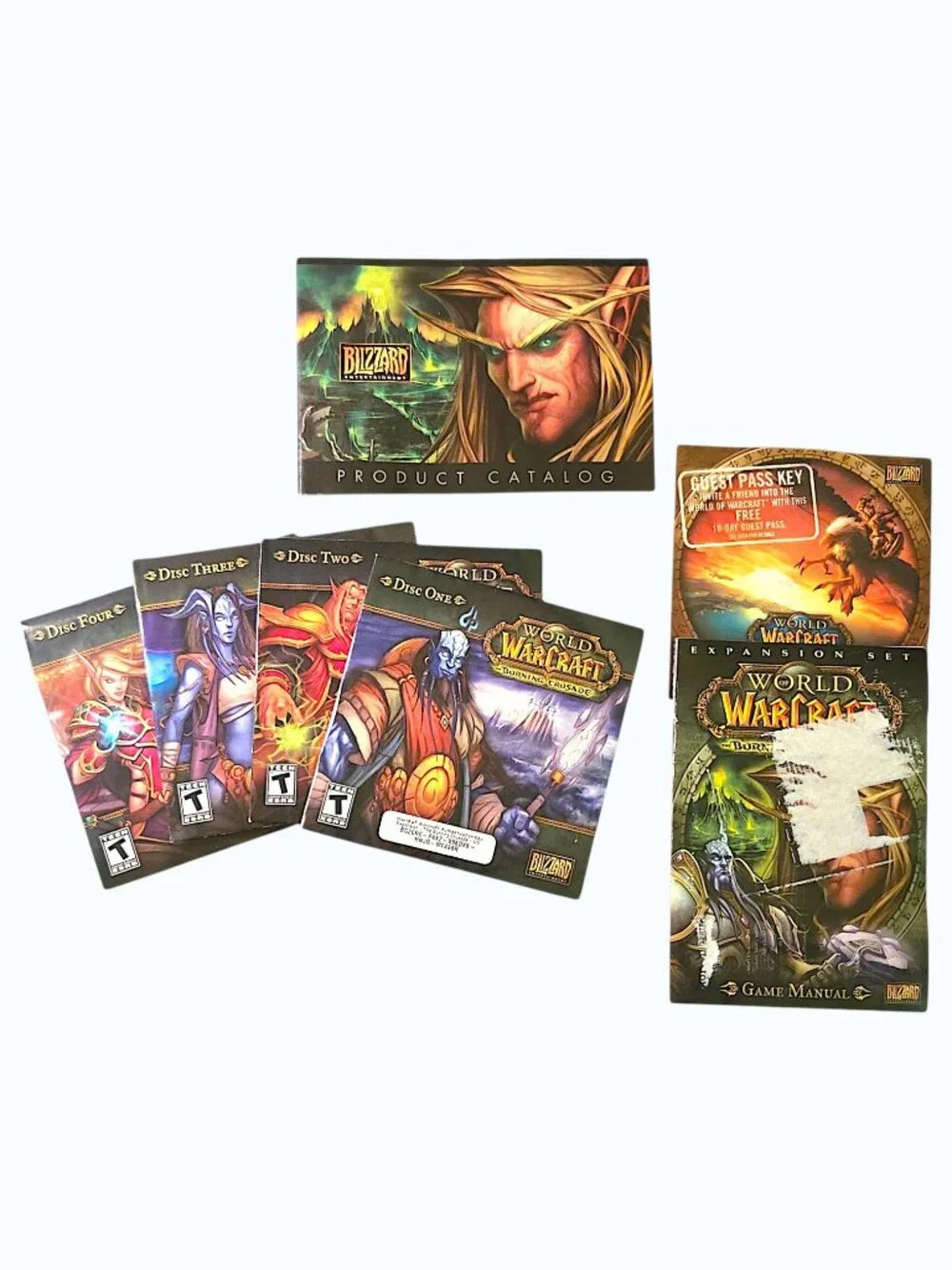 World of Warcraft The Burning Crusade PC Game 2007 Complete Expansion Set No Box